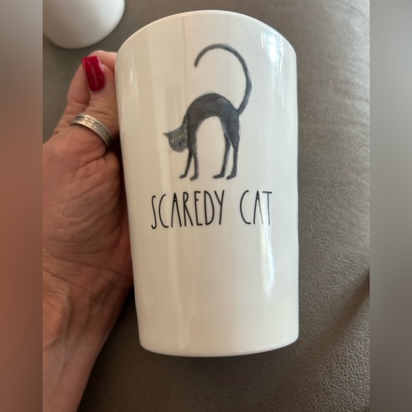 Clearance Rae Dunn Halloween 3 Melamine Tumblers Cat Witchy Hat Pumpkin - Picture 3 of 6